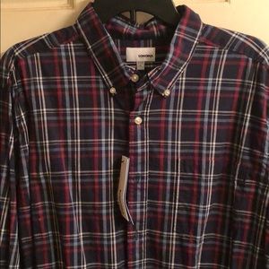 Sonoma Men’s plaid long sleeve shirt.